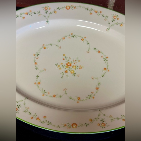 Vintage Noritake #7210 China “Debut” Oval Serving Platter 13 3/4” Japan - Picture 6 of 7